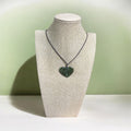 Greenstone heart - approx 3.5cm