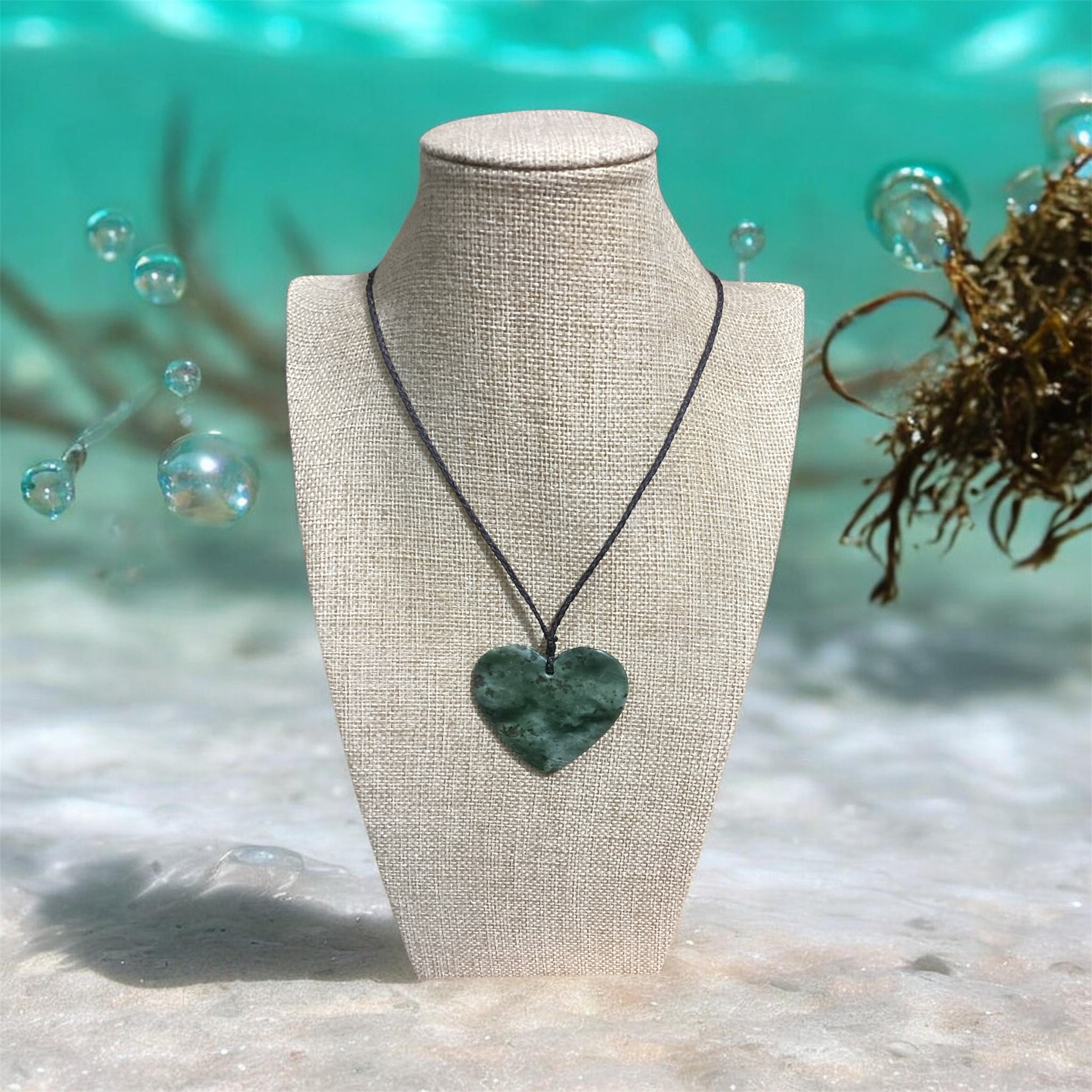 Child’s Greenstone Heart - 5cm
