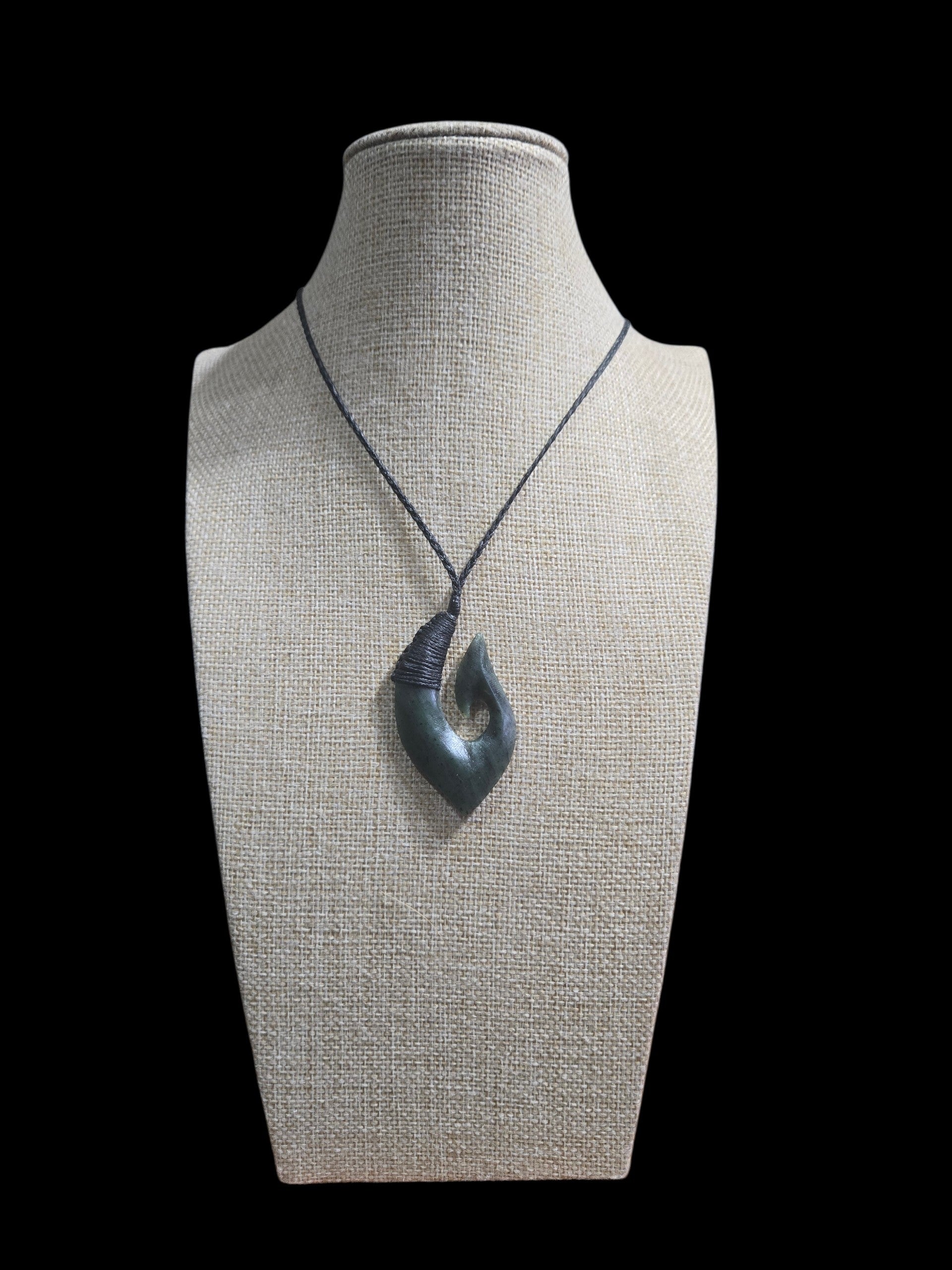Small greenstone hook