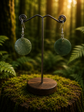 Round earrings