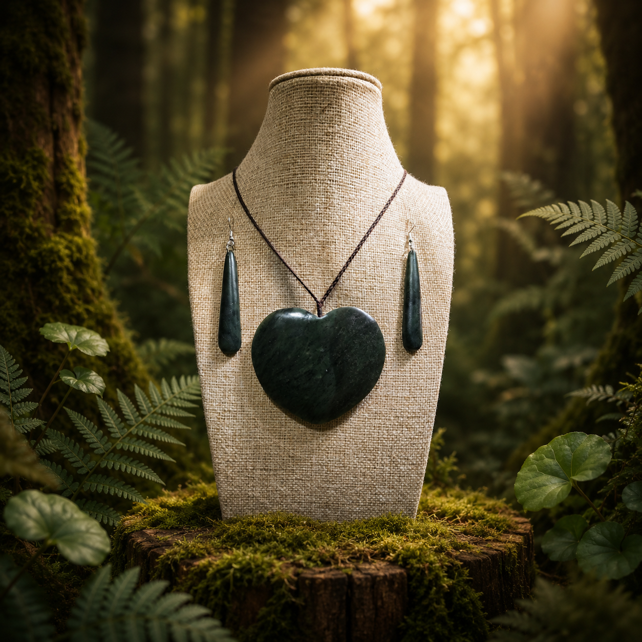 Manawa and earrings set